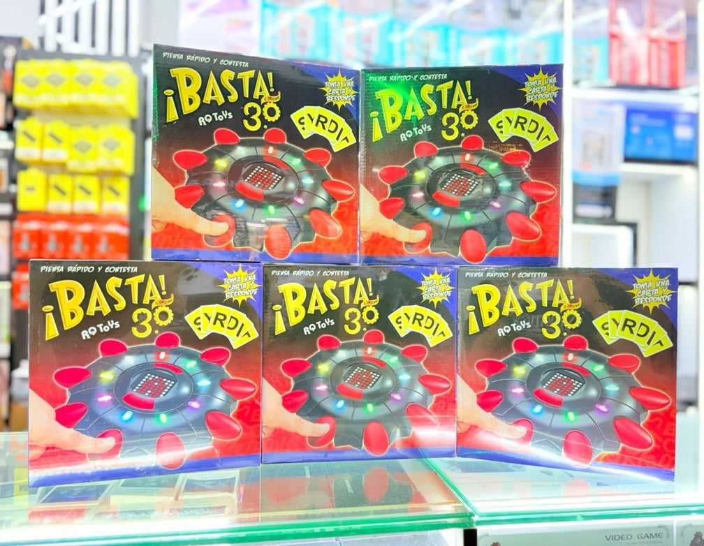 Juego de Palabras Basta 3.0 con Tablero LED – Piensa Rápido y Gana