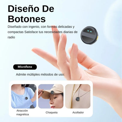 Micrófono Doble Inalámbrico Magnético SX