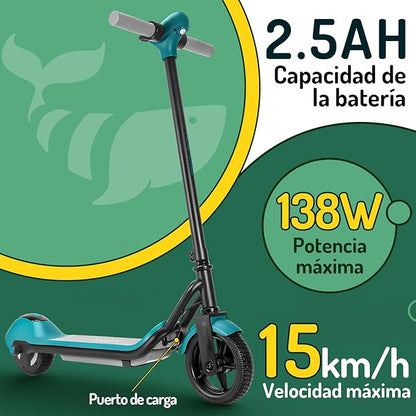 🛴 Scooter Patineta Eléctrica Infantil e2
