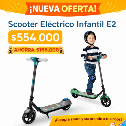🛴 Scooter Patineta Eléctrica Infantil e2
