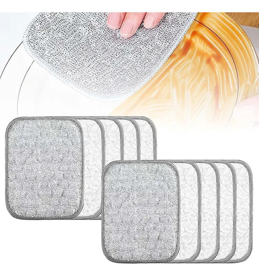 Set X10 Paños Metálicos Multiusos