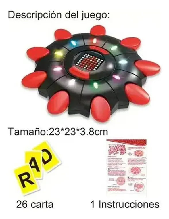 Juego de Palabras Basta 3.0 con Tablero LED – Piensa Rápido y Gana