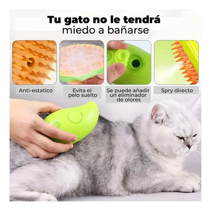 Cepillo Vaporizador para Mascotas