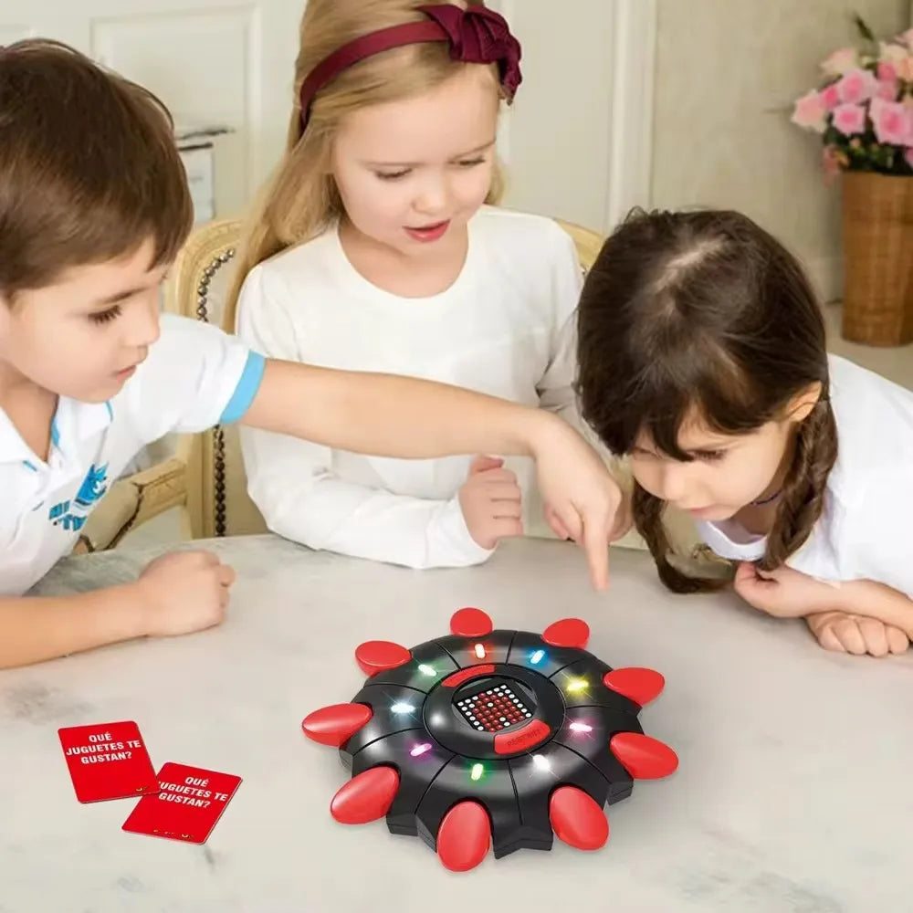 Juego de Palabras Basta 3.0 con Tablero LED – Piensa Rápido y Gana