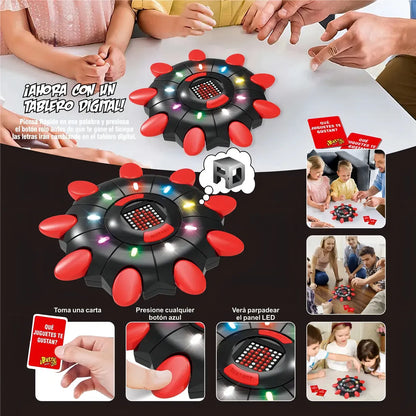 Juego de Palabras Basta 3.0 con Tablero LED – Piensa Rápido y Gana