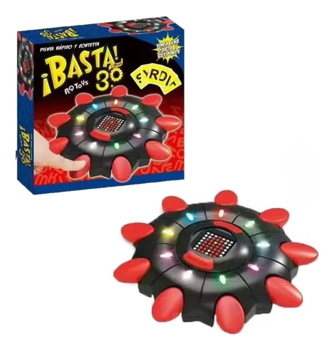 Juego de Palabras Basta 3.0 con Tablero LED – Piensa Rápido y Gana