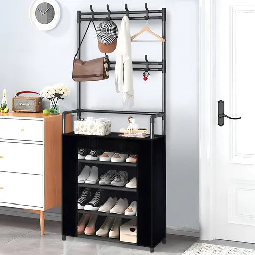 Zapatero Perchero 5 Niveles – Organizador Multifuncional