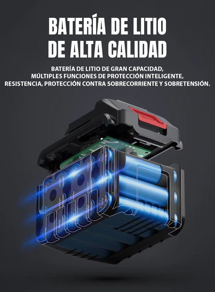 Hidrolavadora PowerJet™ 48V – Doble Batería + Boquilla Multifunción