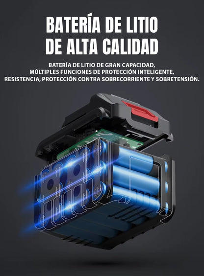 Hidrolavadora PowerJet™ 48V – Doble Batería + Boquilla Multifunción