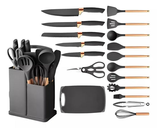 Set de Utensilios de Cocina de 19 Piezas