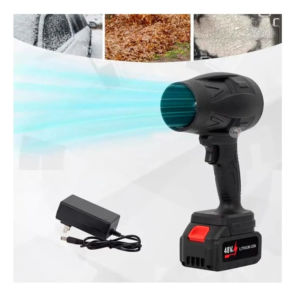 Soplador Inalámbrico TurboBlow™ 48V – Potencia Portátil para Todo Tipo de Limpieza