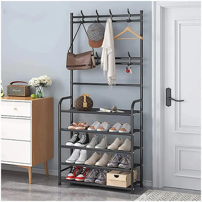 Zapatero Perchero 5 Niveles – Organizador Multifuncional