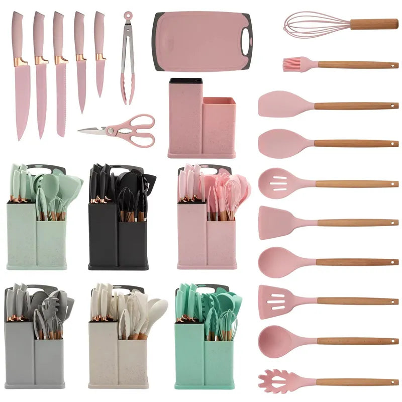 Set de Utensilios de Cocina de 19 Piezas